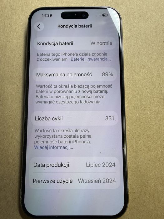 Iphon 15 PRO z 2024