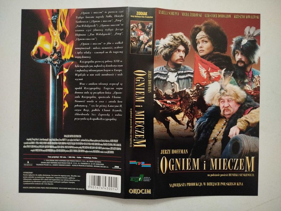 Ogniem i Mieczem VHS Jerzy Hoffman