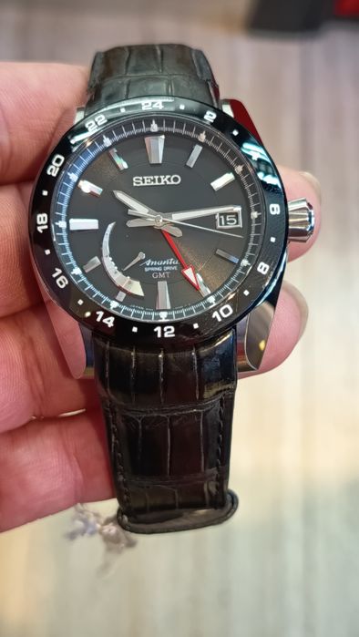 *NOS* FULL SET  Seiko Ananta Spring Drive GMT (SNR021)