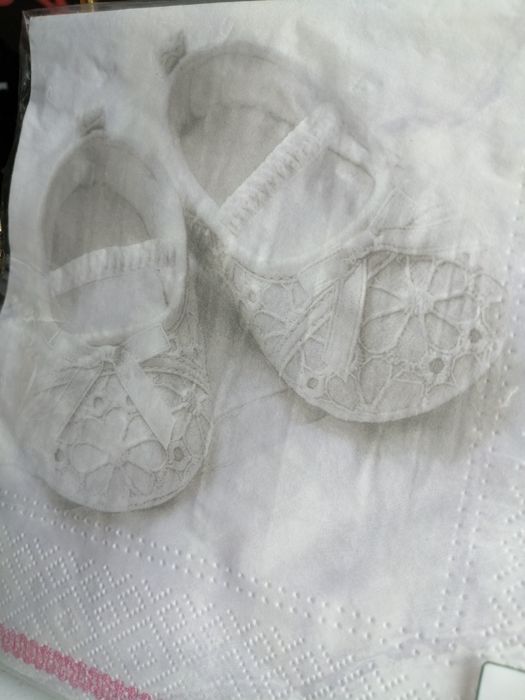 Guardanapos para batizado ou Baby Shower