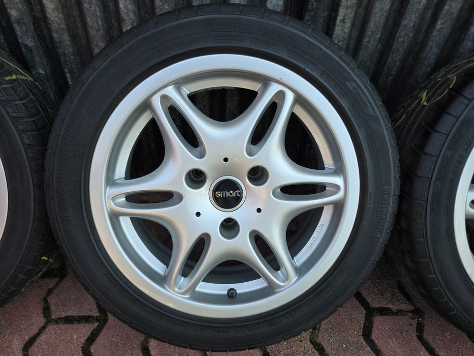 Felgi z oponami 145/65R15 Smart Fortwo 3x112,5  Roadster