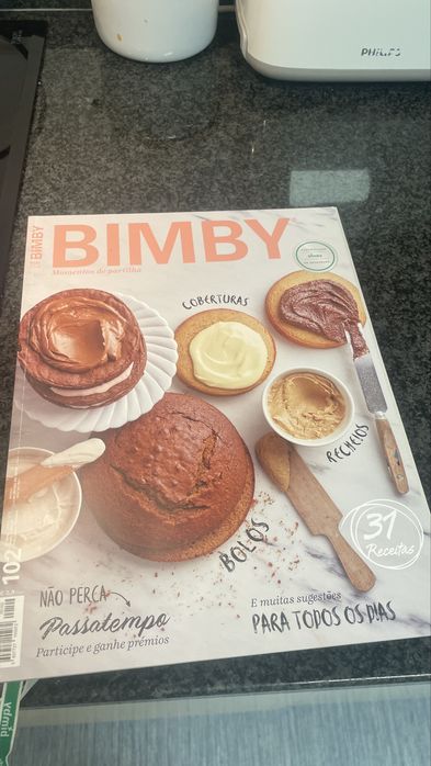 Bimby TM5 c/ acessorios, livros e chaves