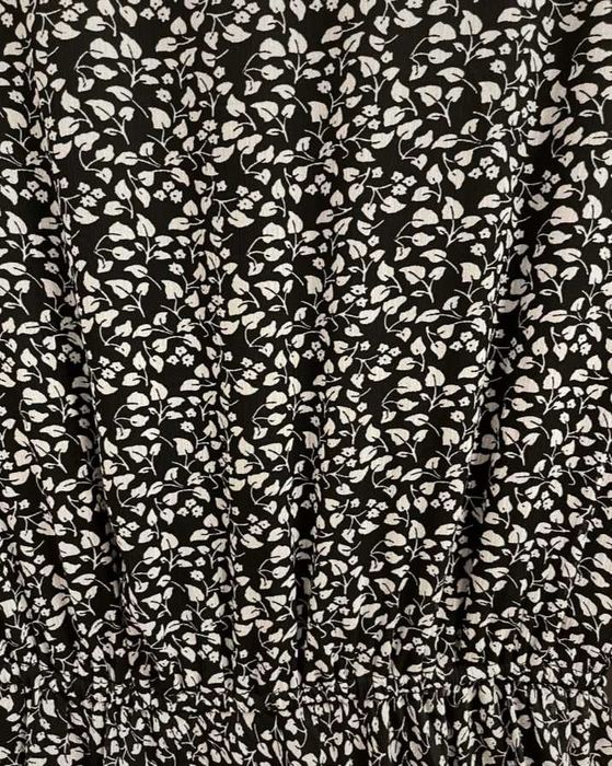 Reserved dluga maxi plisowana sukienka w kwiatuszki M