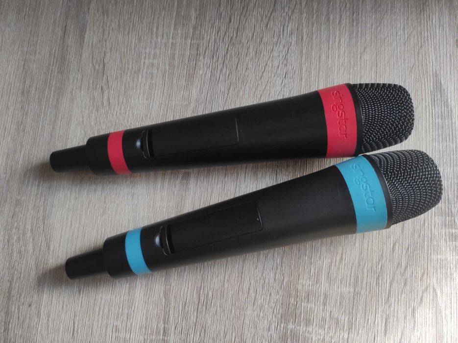 Dwa Mikrofony bezprzewodowe SingStar do PS3