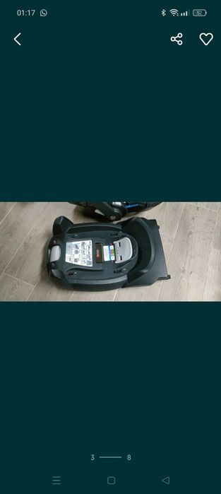 Ovo BeSafe, com redutores, capa para a chuva e bases isofix izi go (Be