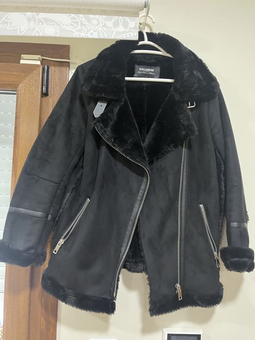 Casaco pelo preto
