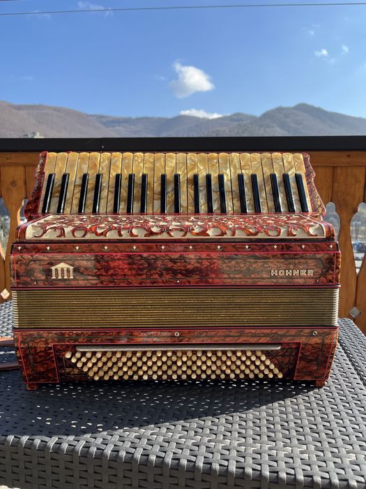 Akordeon Hohner Morino musette 5555  imperator 120 unikat