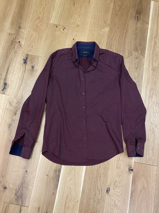 Koszula elegancka bordowa