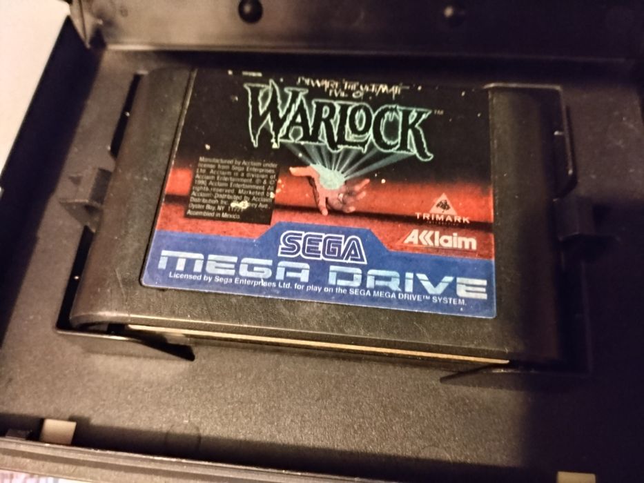 Jogo Mega Drive "Beware The Ultimate Evil Of Warlock "