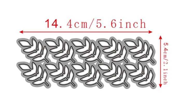 Cortante de 10 ramos com Folhas