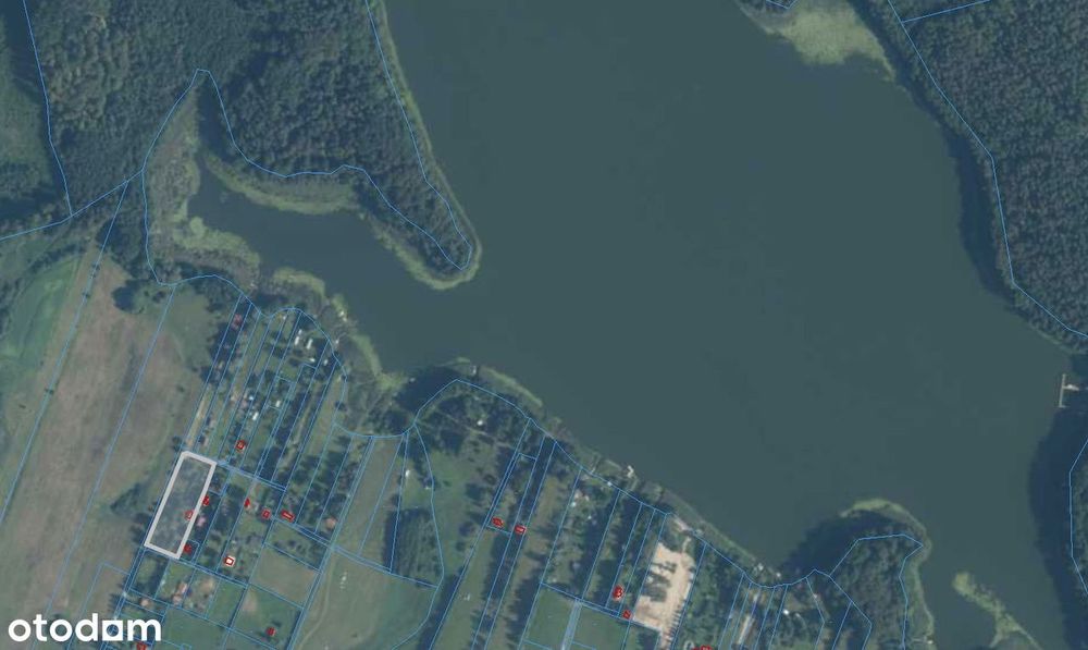 Działka budowlana w Liksajnach położona 250 m od Jeziora Ruda Woda