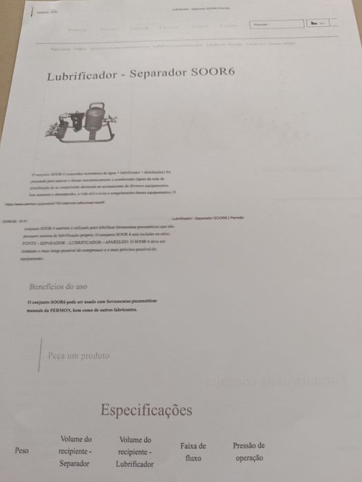 Lubrificador ferramentas pneumáticas