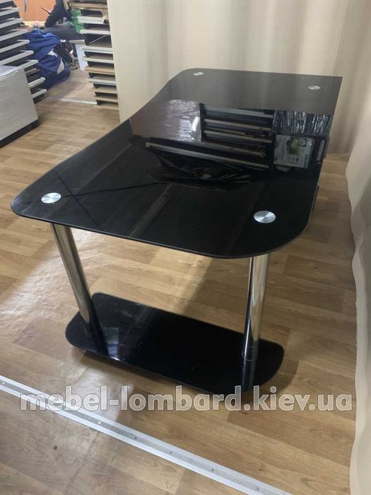 Стеклянный компьютерный стол "С-1", бу