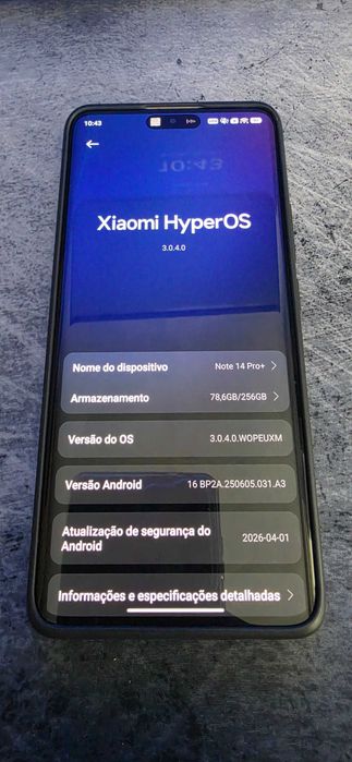 Xiaomi Note 14 Pro+ 5G 256GB – Como novo