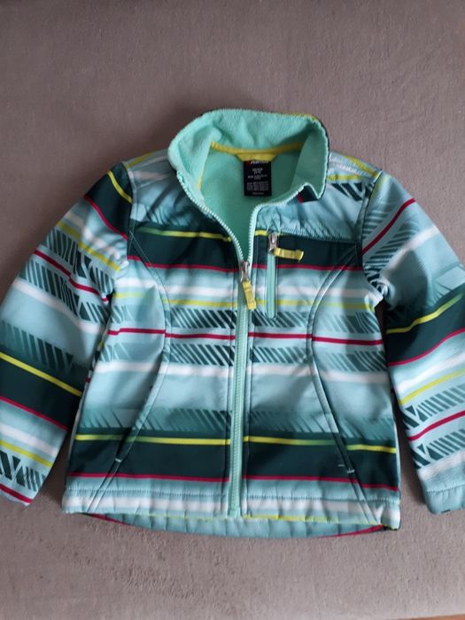 Kurtka softshell, kurtka przejściowa dla dziewczynki r.110