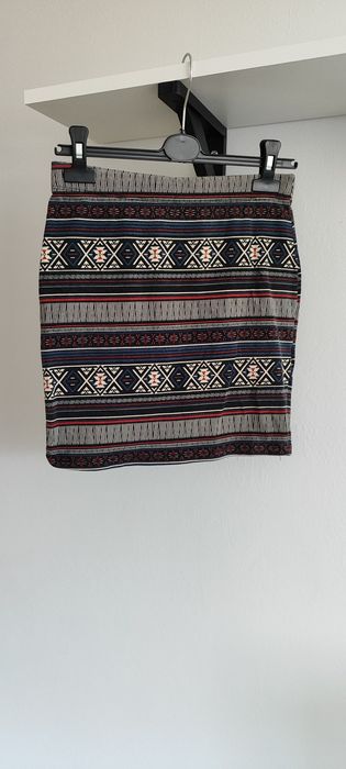 Dresowa spódniczka damska XS S 34 36 wzory new yorker