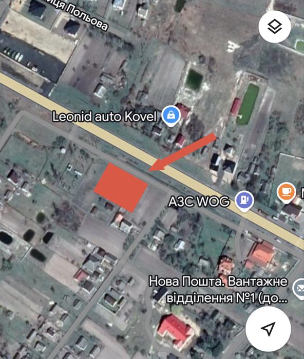 Оренда 0,4 га комерційної землі біля траси Луцьк–Ковель | Стоянка TIR, СТО, логістика