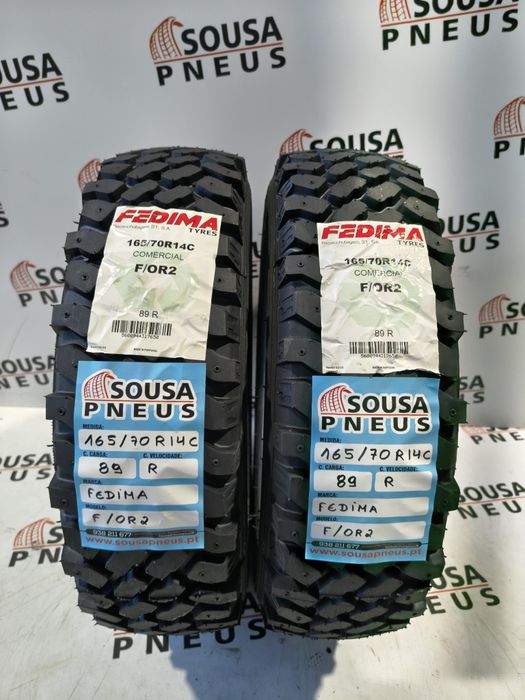 2 pneus Nortenha 165-70R 14C - Oferta dos Portes