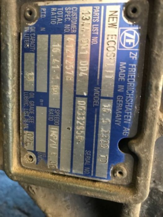 Skrzynia Biegow MAN DAF ZF 16 s 2521 /  2523 HydroDrive czesci pompa
