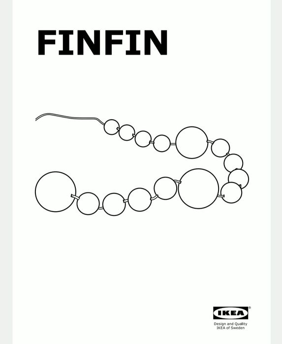 Ikea  LED's Finfin (peça rara descontinuada)