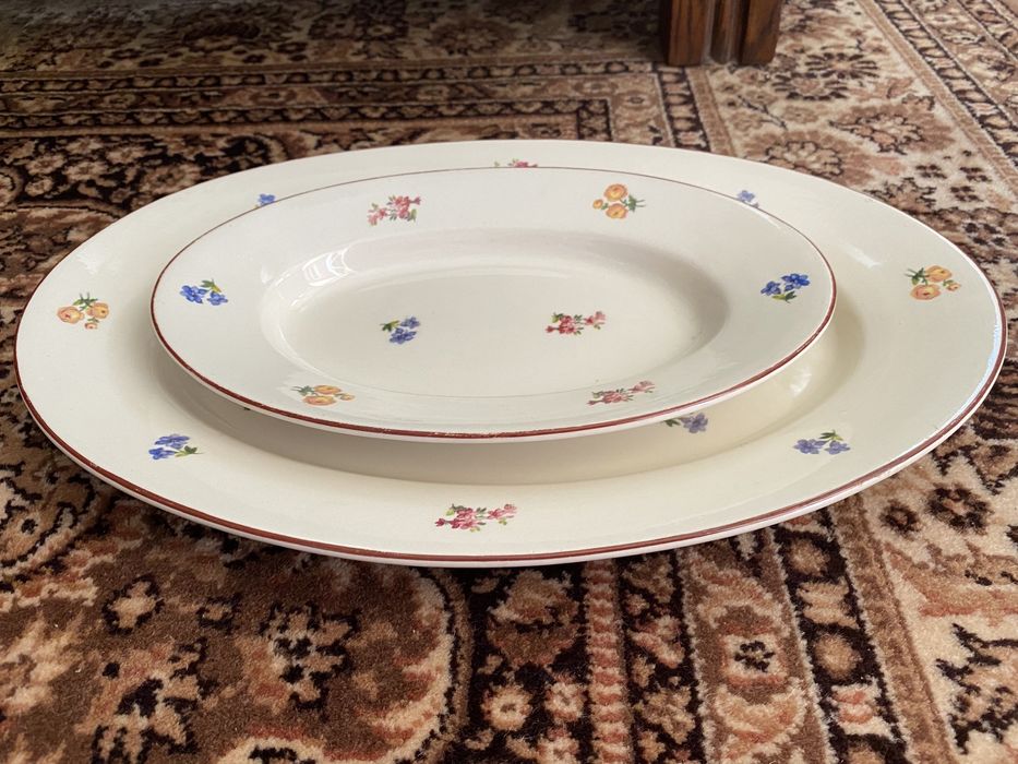 Chodzież 2 owalne półmiski lata 50 te