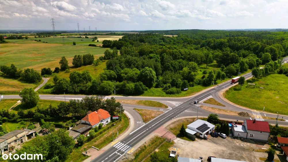 Duża działka usługowa - Wilczków 8600 m2 FILM