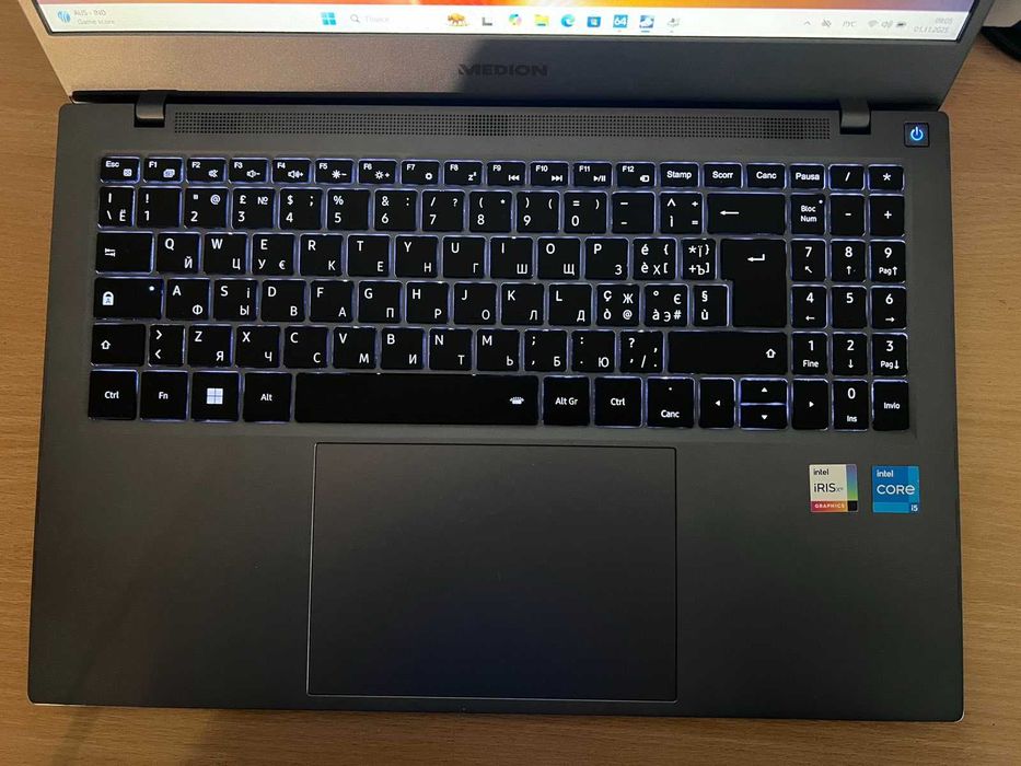 MEDION E15413 MD62468 15.6"IPS FHD i5-1235 8/512Gb Підсвітка