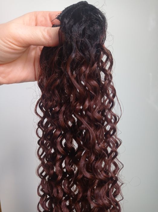 Afroloki -włosy syntetyczne na klipsy x2