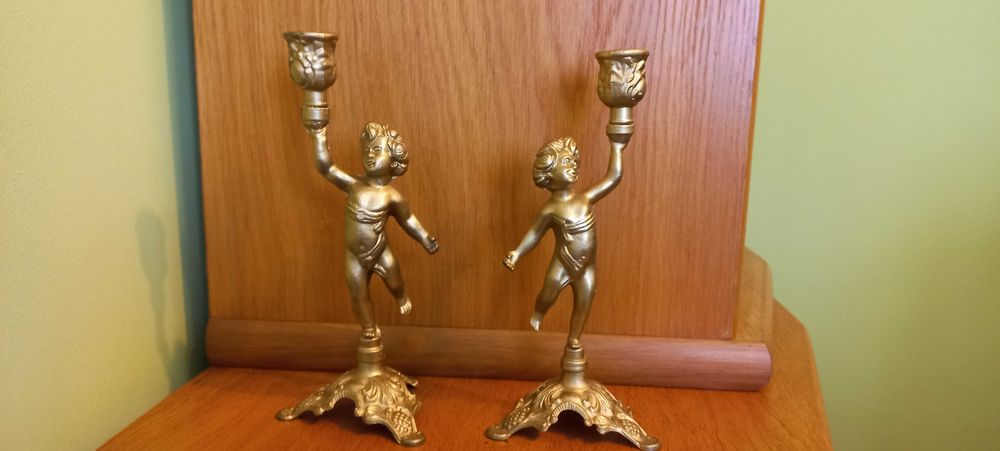 Świeczniki mosiężne -Made in ITALY