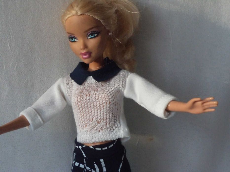 Ubranka dla lalki Barbie - Bluzeczka, legginsy i adidasy !!!