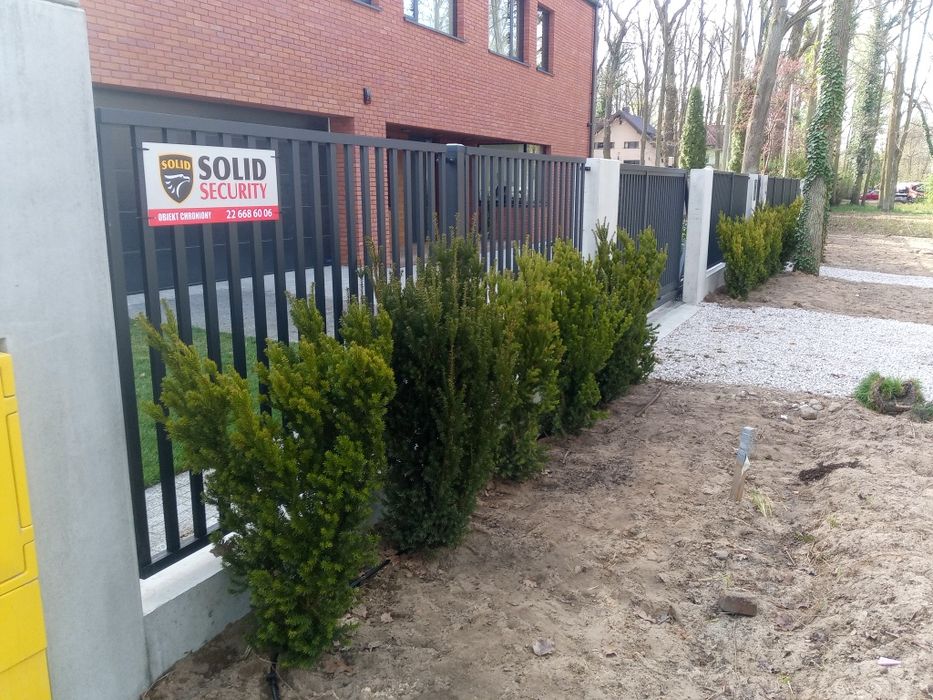 Ogrodzenie przesła bramy