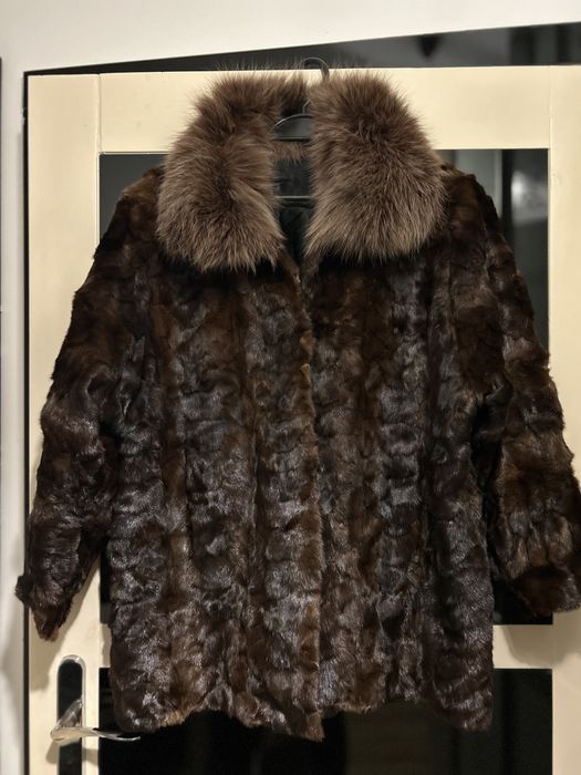 Futro damskie (prawdziwe) LIS + NORKA