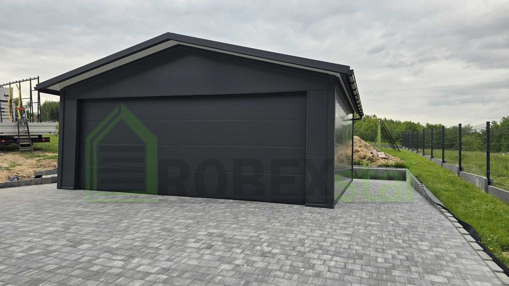 Garaż ocieplany z płyty warstwowej PIR 6x5,80 MONTAŻ CAŁY KRAJ