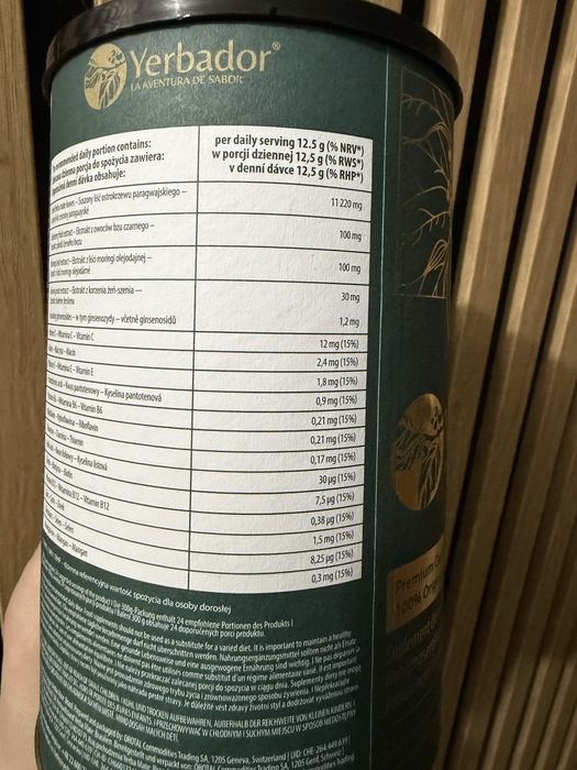 Herbata Premium Yerba Mate 300 g w hermetycznej tubie