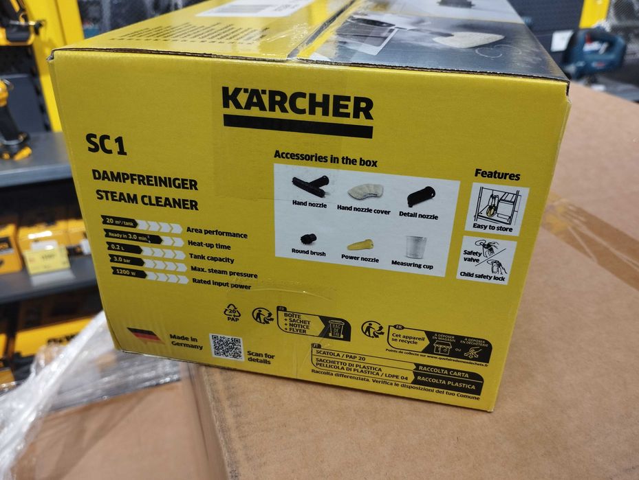 Пароочисник Керхер новий SC 1 Karcher