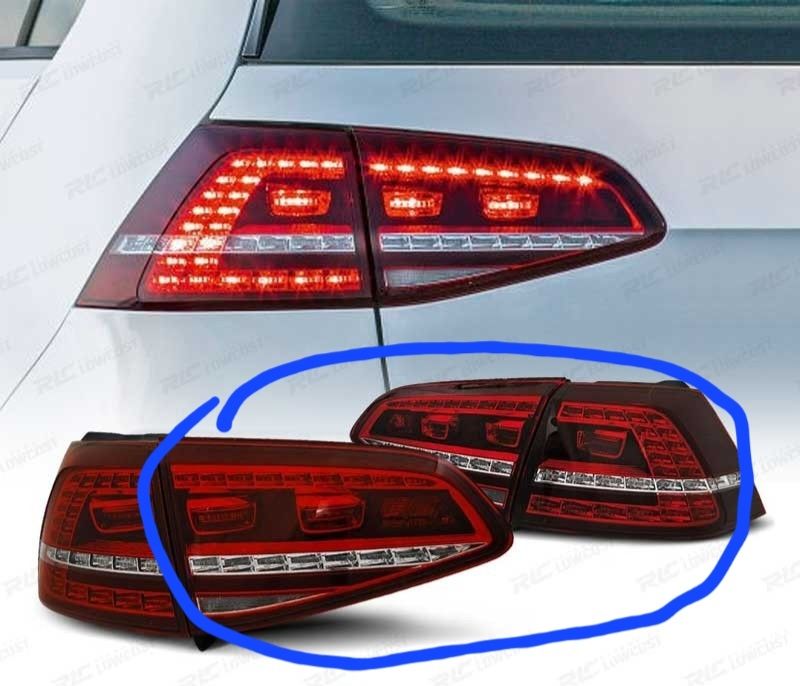 Farol Traseiro Golf 7 GTE LED