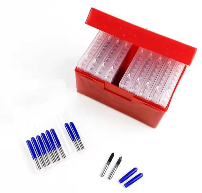 Гравер твердосплавний конічний V-типу перо по воску, дереву та металу