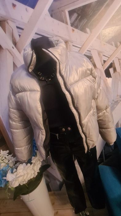 Kurtka Stradivarius oversize szara