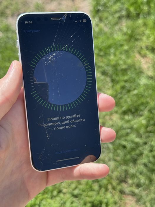 iPhone 12 Mini 64GB White (Під відновлення / Як є) • Робочий Face ID!