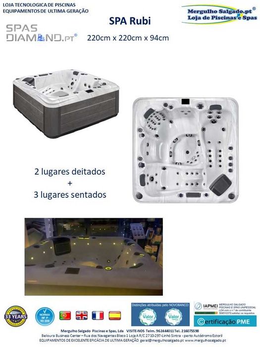 Spa RUBI Grande Qualidade - Mergulho Salgado Piscinas e Spas