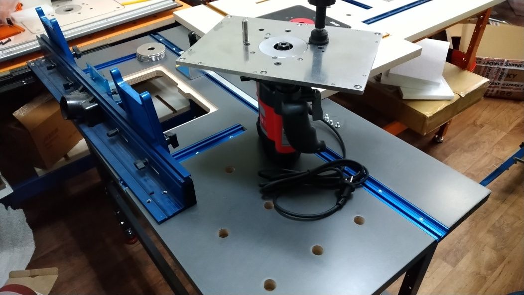 Пластина для установки фрезера makita rp 2300/01/03 в фрезерный стол: 3 ...
