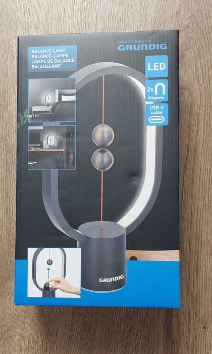 GRUNDIG Balance Lamp - Lampka, Lampa LED, USB, kulki magnetyczne