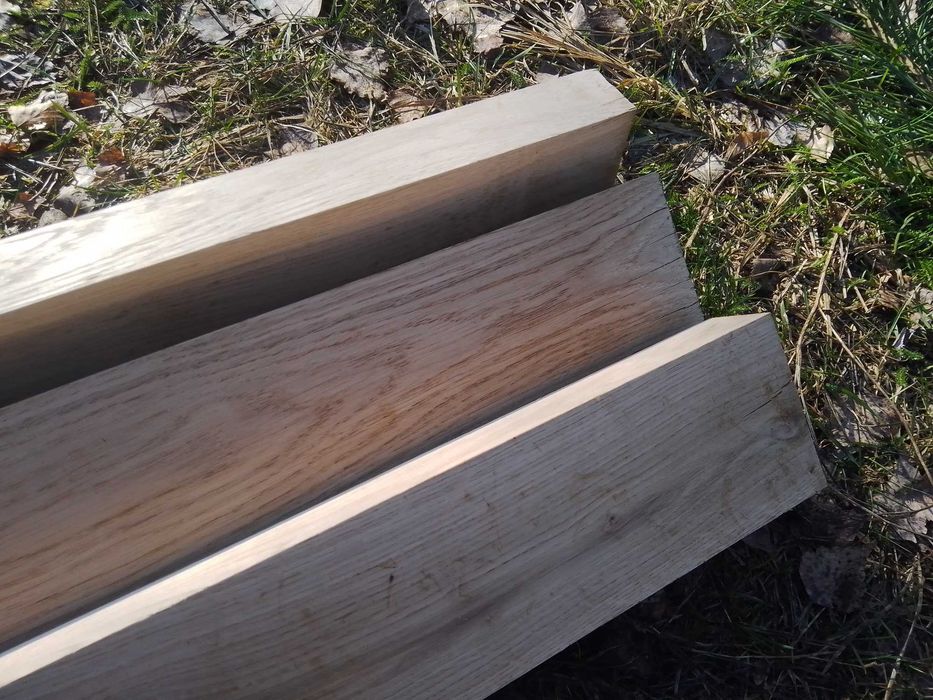 Belka dębowa, heblowana  4,5 cm grubości