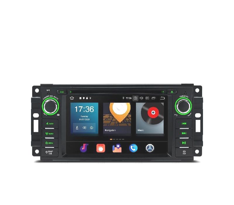 AUTO RADIO GPS ANDROID 11 PARA JEEP DODGE CHRYSLER