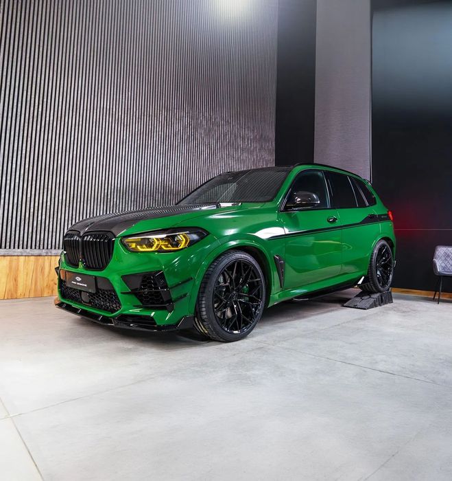 BMW X5 BMW X5 G05 Green ENVY 1OF1 BODY M Brembo Felgi 22" Maska CARBON Wydech