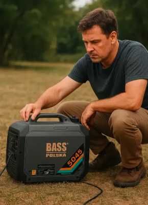 Компактний Інверторний генератор Bass Polska 5045 — 3,5 кВт. чиста синусоїда