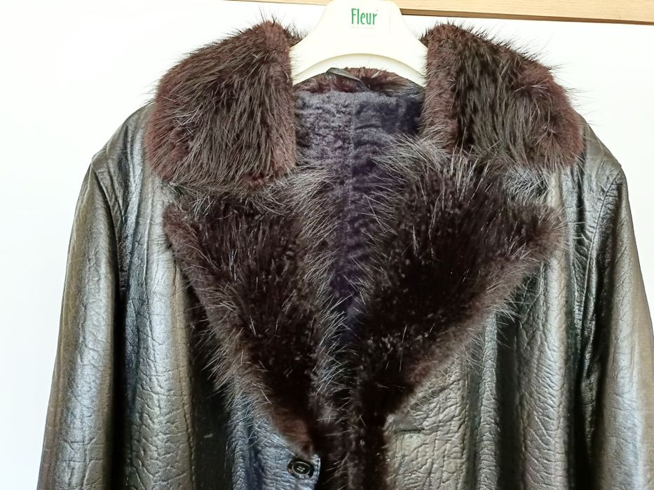 Elegancki kożuch męski naturalny r.52/54