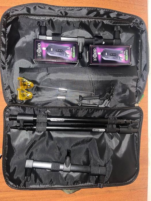 АКЦІЯ! Буз-бар Carp Pro на 2 вудлища + 2 сігналізатора + 2 свінгера