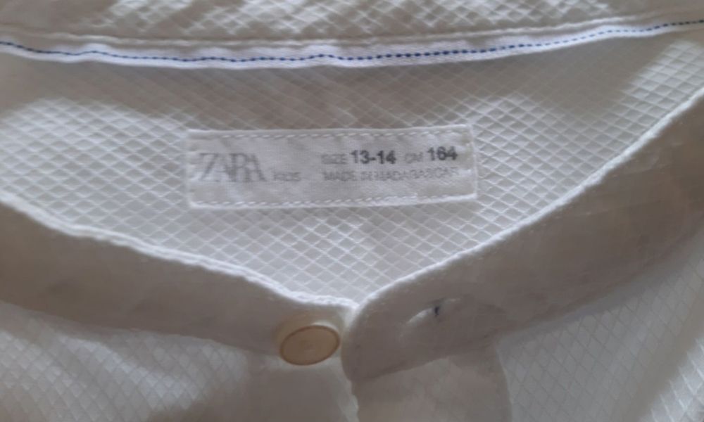 Camisa Zara para rapaz 13-14 anos