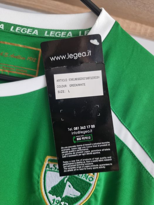 Koszulka piłkarska Avellino AS Legea Nowa z metką Włochy Serie B